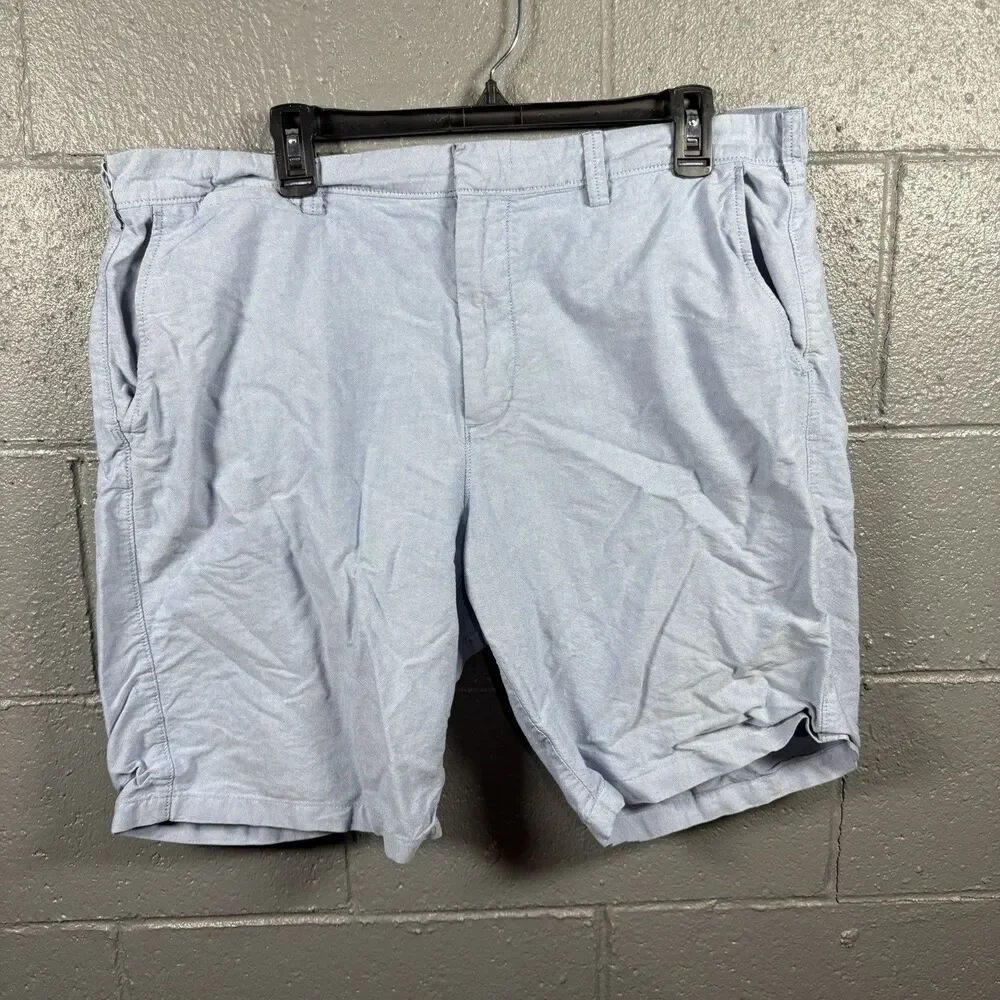 JCrew Shorts Mens 38x9 Classic Fit Blue Casual Preppy Summer Chino Shorts